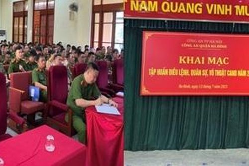 Nâng cao kiến thức, kỹ năng điều lệnh, quân sự cho cán bộ chiến sỹ