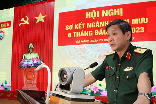Quân khu 5 sơ kết ngành tham mưu 6 tháng đầu năm 2023