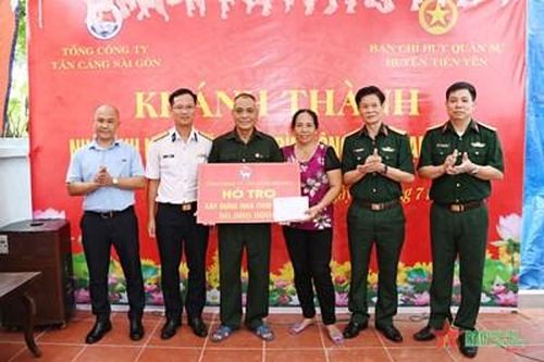 Khánh thành Nhà tình nghĩa tặng người thờ cúng liệt sĩ ở huyện Tiên Yên, tỉnh Quảng Ninh