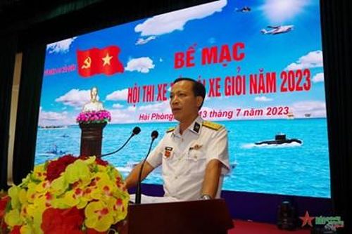 Lữ đoàn Công binh 131 Hải quân: Bế mạc Hội thi xe tốt, lái xe giỏi năm 2023