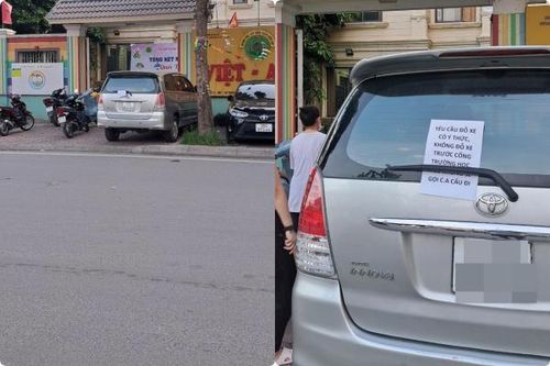 Đỗ xe chắn cổng trưởng, chủ xe nhận mẩu giấy đọc mà 'tái mặt'