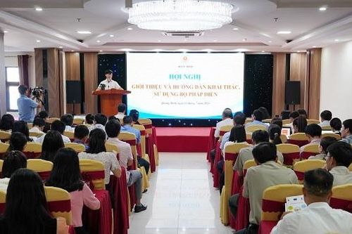 Bộ Tư pháp tổ chức hội nghị hướng dẫn khai thác sử dụng Bộ pháp điển tại Quảng Bình