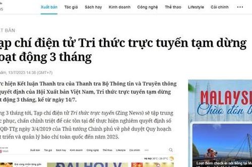 Zing News tạm dừng hoạt động 3 tháng
