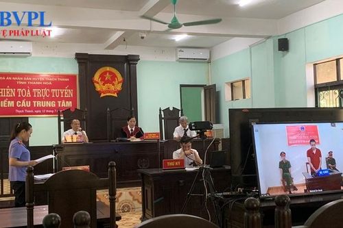 Viện kiểm sát phối hợp tổ chức 4 phiên tòa hình sự sơ thẩm trực tuyến và rút kinh nghiệm
