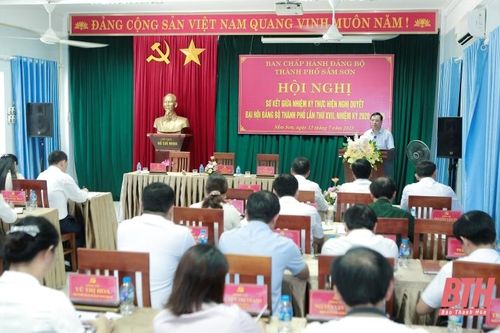 TP Sầm Sơn tiếp tục nỗ lực, tập trung cao hoàn thành các chỉ tiêu nghị quyết đại hội đề ra