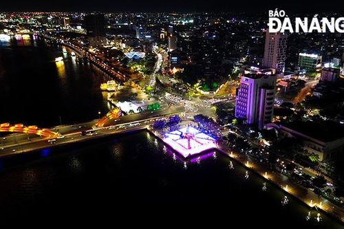 Hoành tráng không gian ánh sáng nghệ thuật bên sông Hàn
