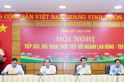Thường trực Tỉnh ủy tiếp xúc, đối thoại trực tiếp với ngành Lao động – Thương binh và Xã hội