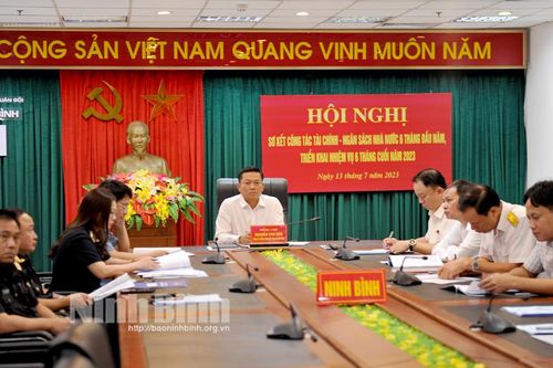Hội nghị trực tuyến toàn quốc sơ kết công tác tài chính - ngân sách Nhà nước 6 tháng đầu năm 2023
