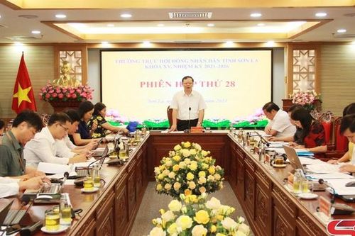 Phiên họp thứ 28 của Thường trực HĐND tỉnh khóa XV