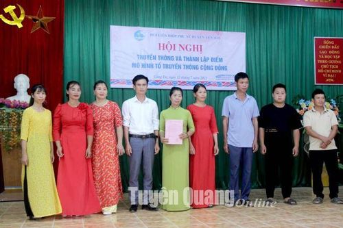 Ra mắt 2 mô hình điểm Tổ truyền thông cộng đồng