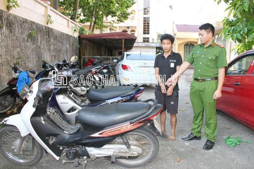 Công an TP. Thái Nguyên: Khởi tố đối tượng trộm cắp nhiều xe máy