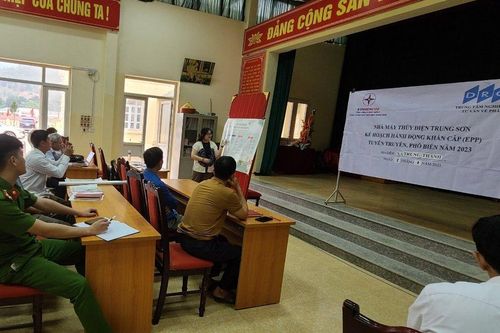 Thủy điện Trung Sơn nâng cao hiệu quả ứng phó cho vùng hạ lưu đập