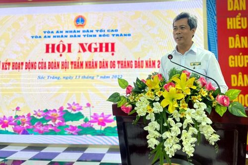 TAND tỉnh Sóc Trăng sơ kết công tác Hội thẩm nhân dân
