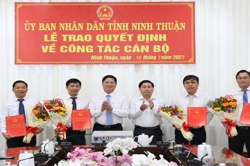 Ninh Thuận bổ nhiệm cán bộ trẻ, có năng lực giữ vị trí lãnh đạo cơ quan, đơn vị