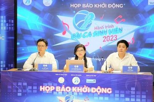 Khởi động sân chơi âm nhạc 'Hành trình bài ca sinh viên'
