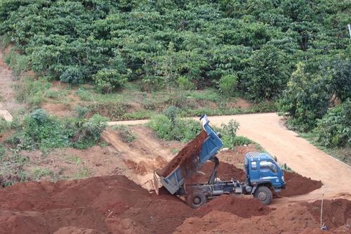 Khai thác đất trái phép, 2 công ty bị xử phạt 710 triệu đồng