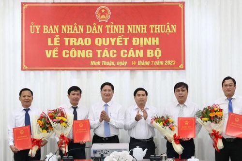 Ninh Thuận điều động, bổ nhiệm cán bộ chủ chốt