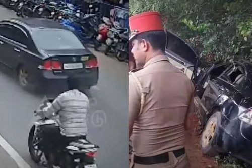 Nhóm thanh niên say rượu lái Honda Civic gây náo loạn trên đường