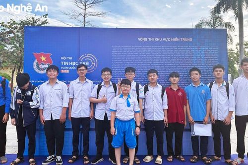 Nghệ An có 9 thí sinh và nhóm thí sinh lọt vào vòng Chung kết Tin học trẻ toàn quốc năm 2023
