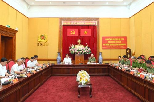 Triển khai kế hoạch kiểm tra Ban Thường vụ Đảng ủy Công an Trung ương