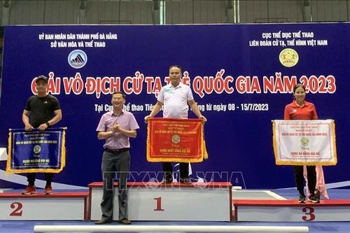Giải Vô địch Cử tạ trẻ Quốc gia 2023: Hà Nội giành giải Nhất toàn đoàn