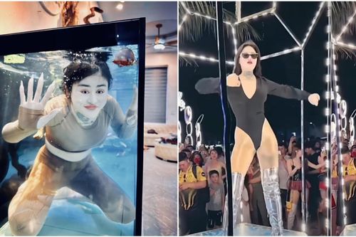 Chán làm 'hotgirl bể cá', Ngân Baby lại biến mình thành trò tiêu khiển phản cảm