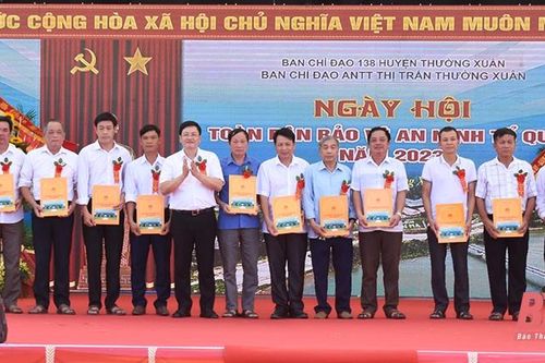 Thường Xuân tổ chức 'Ngày hội toàn dân bảo vệ an ninh Tổ quốc' năm 2023