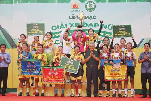 Giải Xe đạp nữ toàn quốc mở rộng An Giang 2023 - Cúp Lộc Trời: Các tay đua An Giang đoạt Áo vàng và Áo xanh chung cuộc