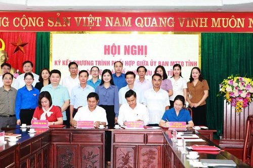 Ủy ban MTTQ tỉnh: Ký kết các chương trình phối hợp