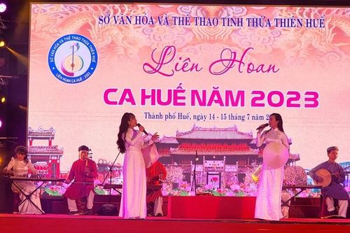 7 đội thi tranh tài Liên hoan Ca Huế năm 2023