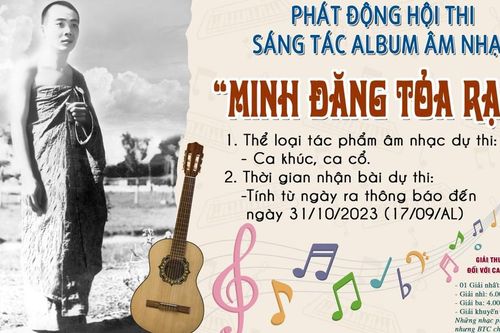 Hệ phái Khất sĩ phát động hội thi sáng tác âm nhạc 'Minh Đăng tỏa rạng'