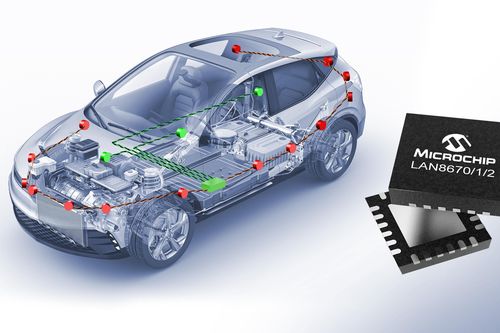 Microchip ra mắt Ethernet 10BASE-T1S đầu tiên đủ tiêu chuẩn sử dụng trên ô tô