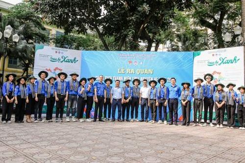 Hơn 1.000 sinh viên Trường Đại học Kinh tế quốc dân tham gia Chiến dịch mùa hè xanh 2023