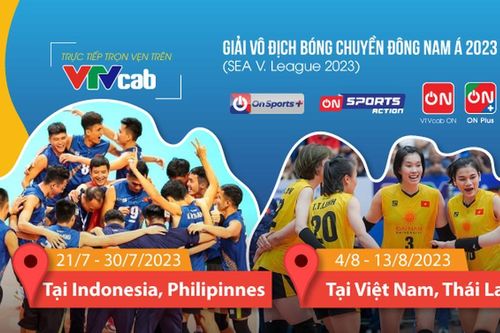 VTVcab trực tiếp Giải Vô địch Bóng chuyền SEA V.League 2023