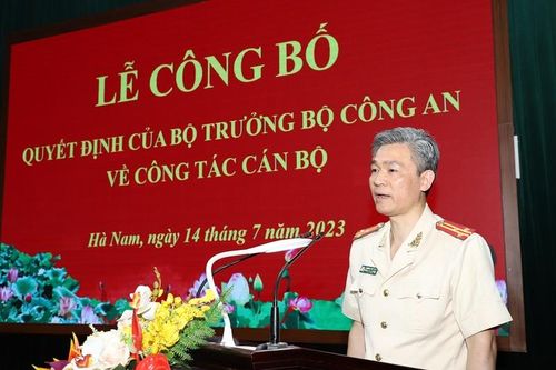 Chân dung tân Phó Giám đốc Công an tỉnh Hà Nam Nguyễn Anh Tuấn