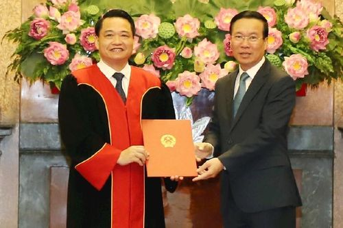 Chủ tịch nước trao Quyết định bổ nhiệm Thẩm phán Tòa án nhân dân tối cao