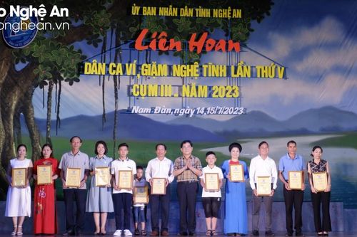 CLB Dân ca xã Châu Nhân giành giải Nhất Liên hoan Dân ca Ví, Giặm Nghệ Tĩnh cụm III