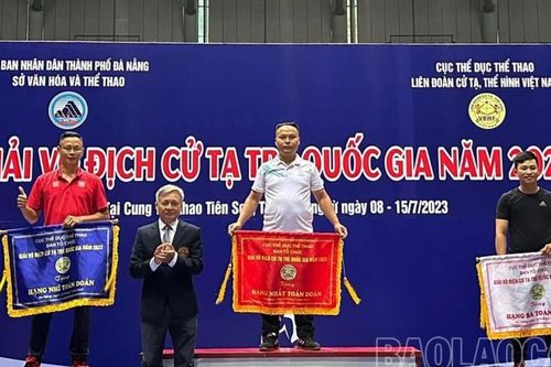 Giải vô địch Cử tạ trẻ Quốc gia năm 2023: Lào Cai chiến thắng rực rỡ với 6 Huy chương Vàng và giải Nhì toàn đoàn