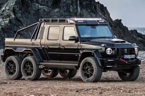 BRABUS XLP 900 6x6 Superblack 2023: Mẫu xe 'khủng' lấy cảm hứng từ Mercedes-AMG G 63