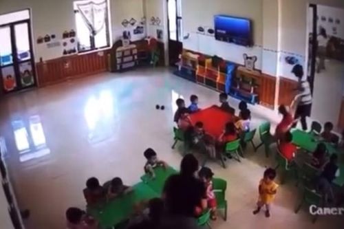 Tạm đình chỉ công tác giáo viên bạo hành trẻ mầm non ở Ninh Bình