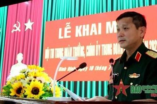 Khai mạc Hội thi Trung đoàn trưởng, Chính ủy Trung đoàn bộ binh năm 2023
