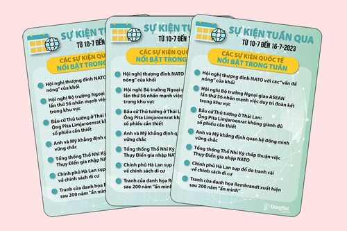 Sự kiện tuần qua từ ngày 10-7 đến 16-7-2023