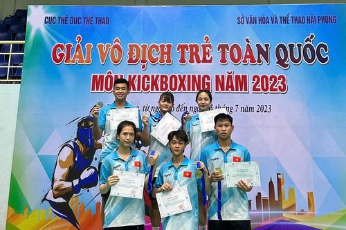 Gia Lai giành 2 huy chương vàng ở Giải Vô địch trẻ Kickboxing toàn quốc