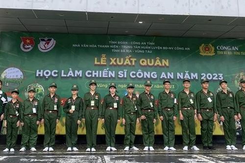 Bà Rịa-Vũng Tàu: 80 'chiến sĩ nhí' hào hứng tham gia học làm chiến sĩ Công an