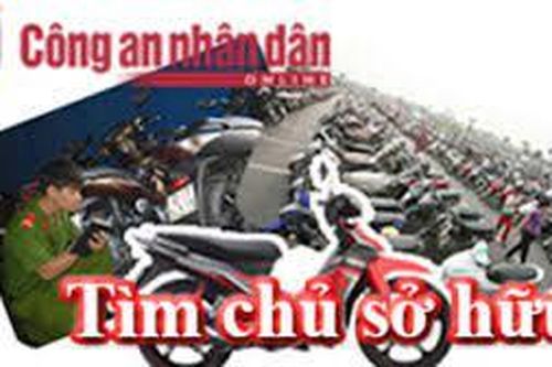 Công an quận Thanh Xuân tìm chủ sở hữu xe máy và đồ trang sức