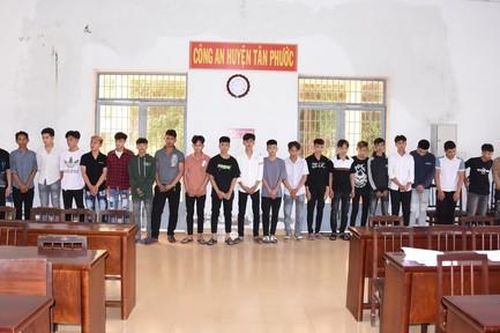 Khởi tố 35 đối tượng dùng hung khí hỗn chiến trên đường gây náo loạn