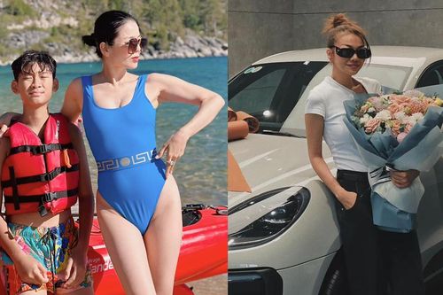 Sao Việt 16/7: Lệ Quyên khoe dáng bên con trai, Thanh Hằng tậu xế hộp đón tuổi mới