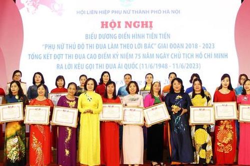 Phụ nữ Thủ đô thi đua làm theo lời Bác