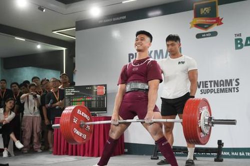 96 thí sinh lọt vào vòng chung kết Giải Powerlifting Việt Nam 2023