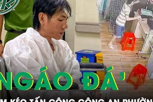 Chi tiết lời khai của thanh niên 'ngáo đá' cầm kéo xông vào trụ sở tấn công cán bộ công an phường